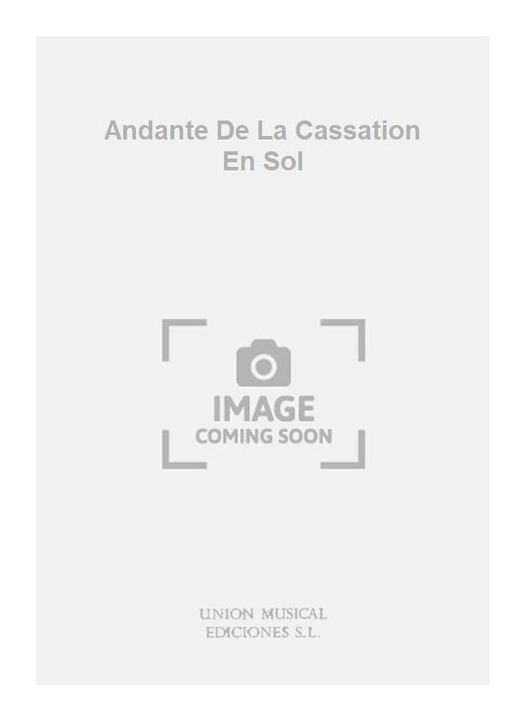 Andante De La Cassation En Sol
